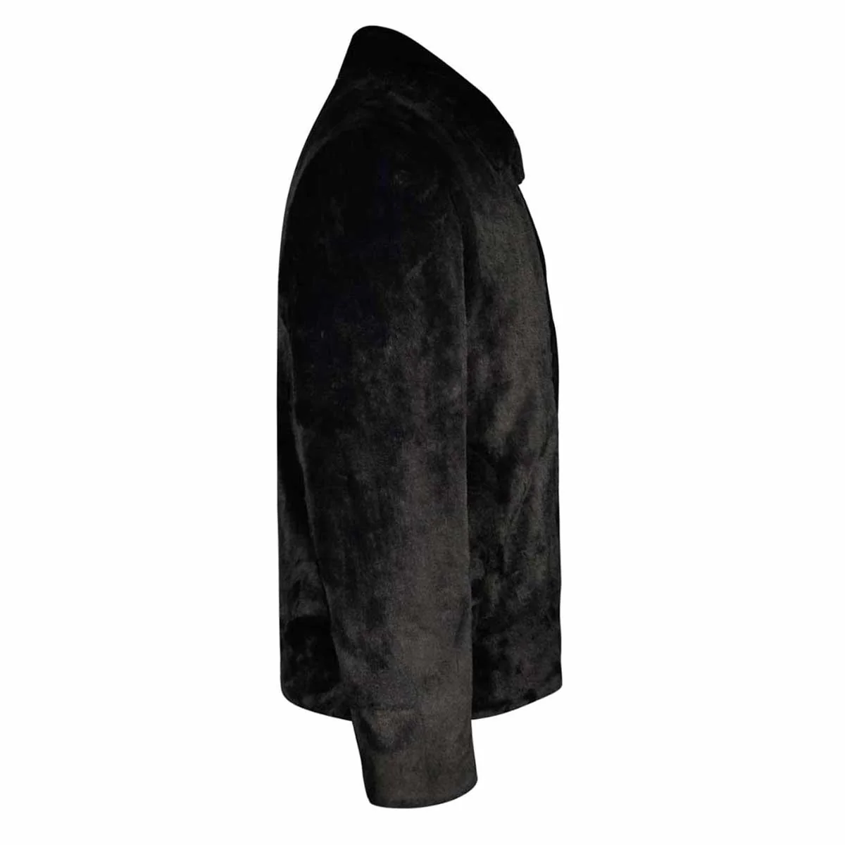 Saint Enzo Black Fur Men's Jackets - Image 4