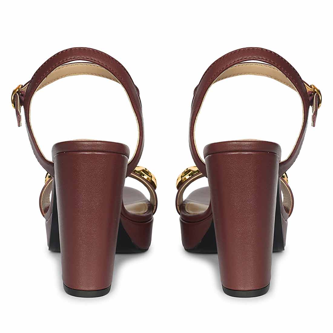 Saint Essie Port Royale Vegan Leather Block Heels - Image 5