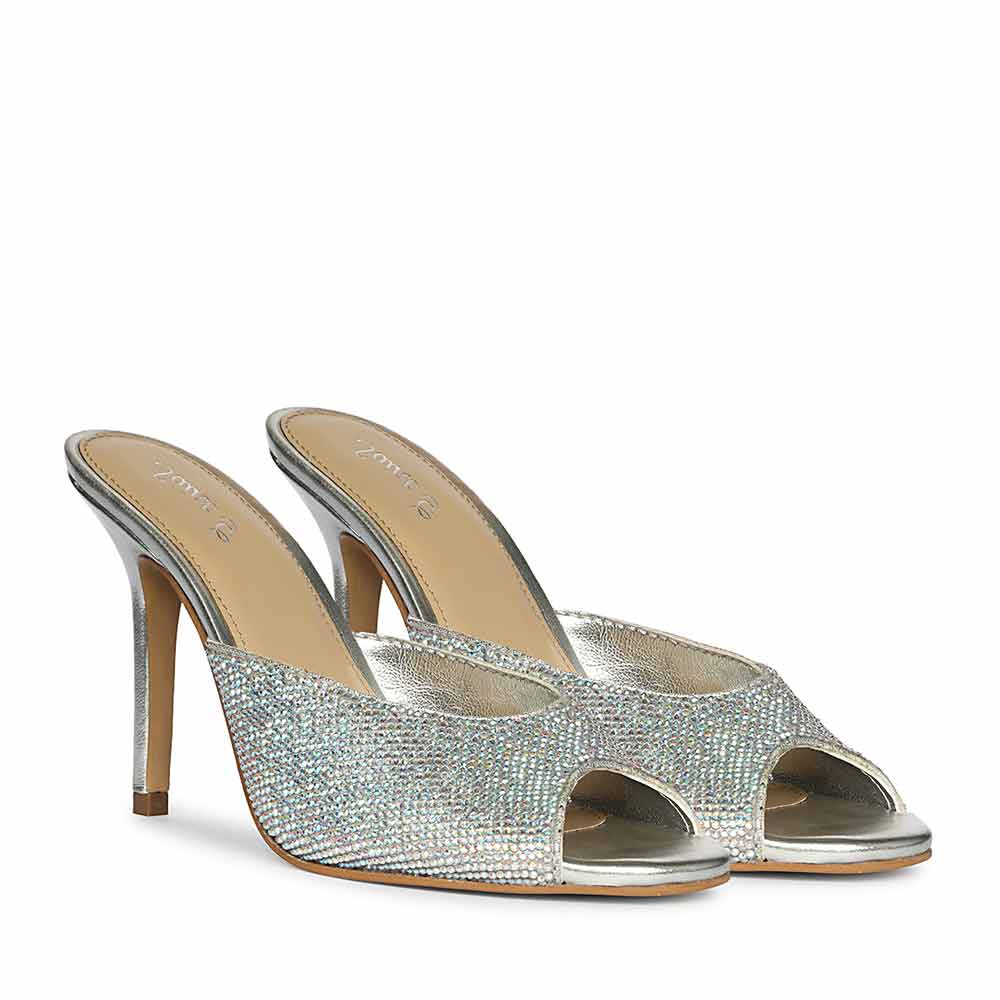 Saint Estrella Multi Crystal Stiletto Heels - Image 2