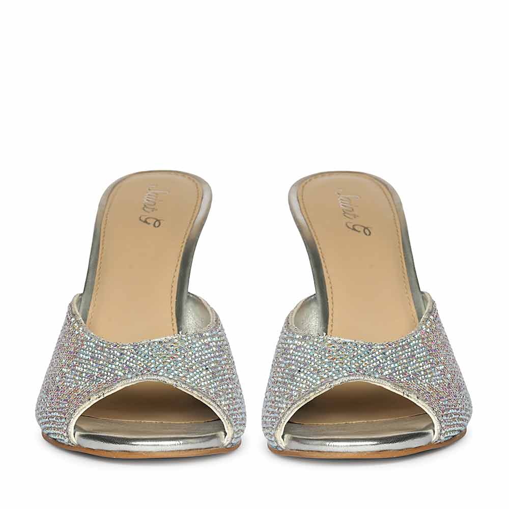 Saint Estrella Multi Crystal Stiletto Heels - Image 4