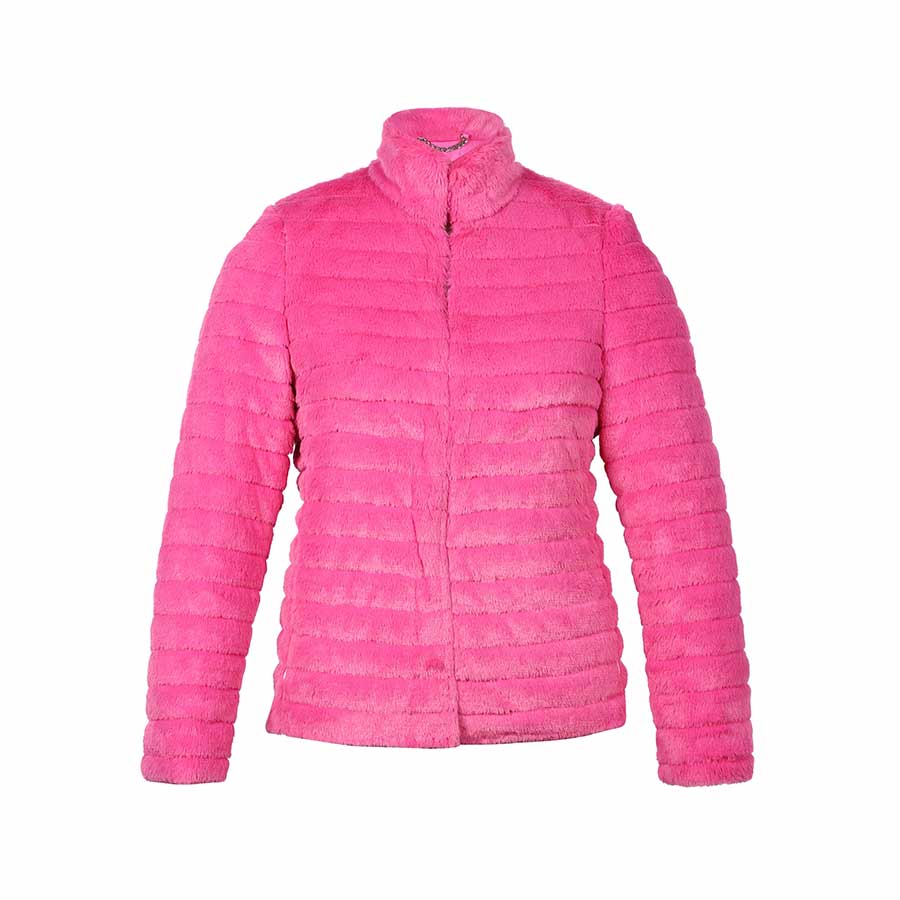 Saint Fernanda Pink Fur Women's Jackets - Image 7
