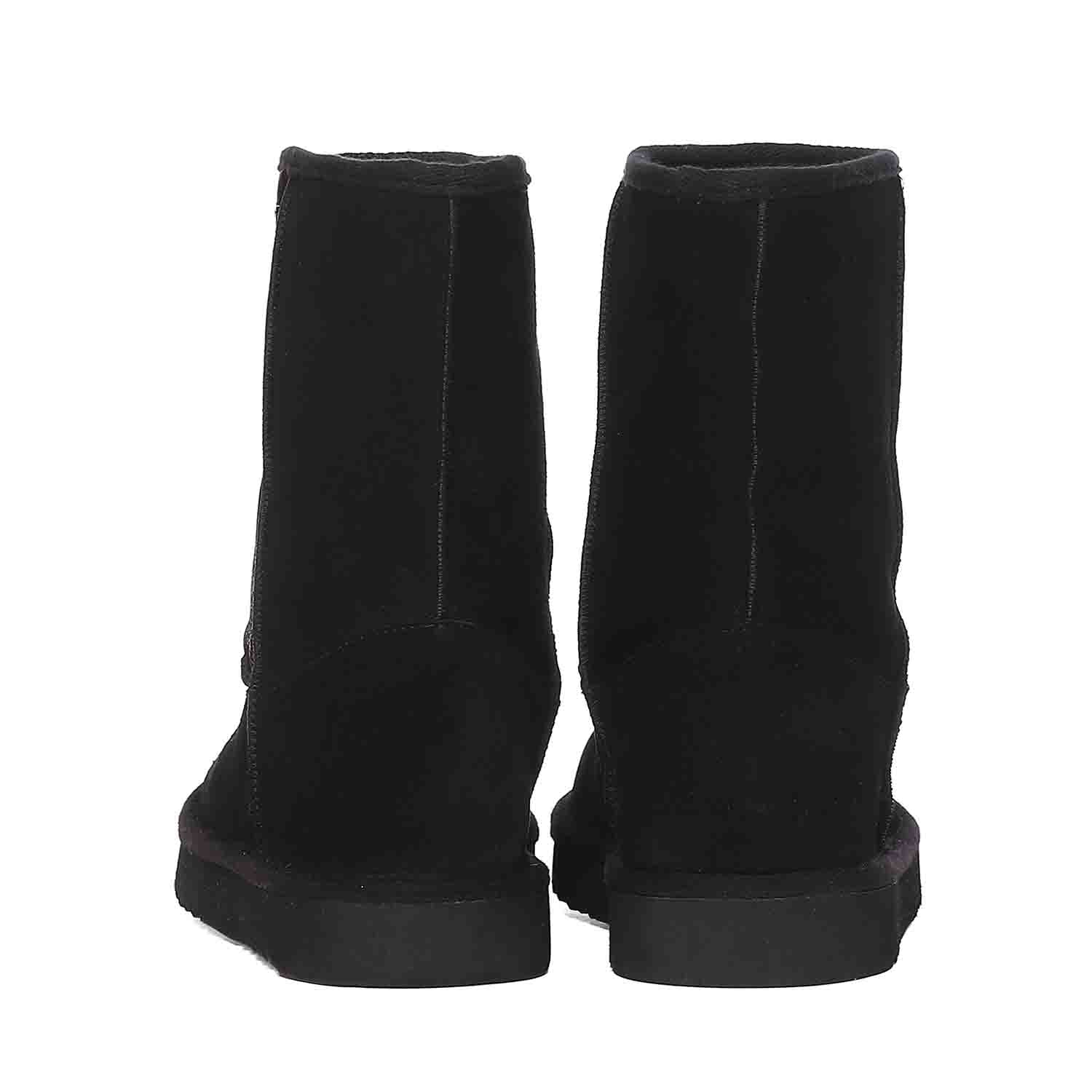 Saint Flora Burgundy Camo Fabric Snug Boots - Image 5