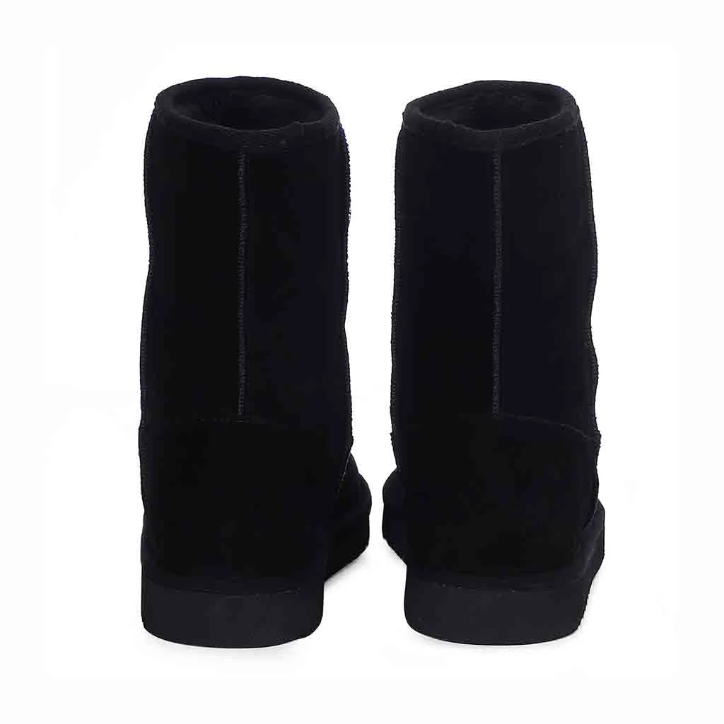 Saint Flora Navy Camo Fabric Snug Boots - Image 5