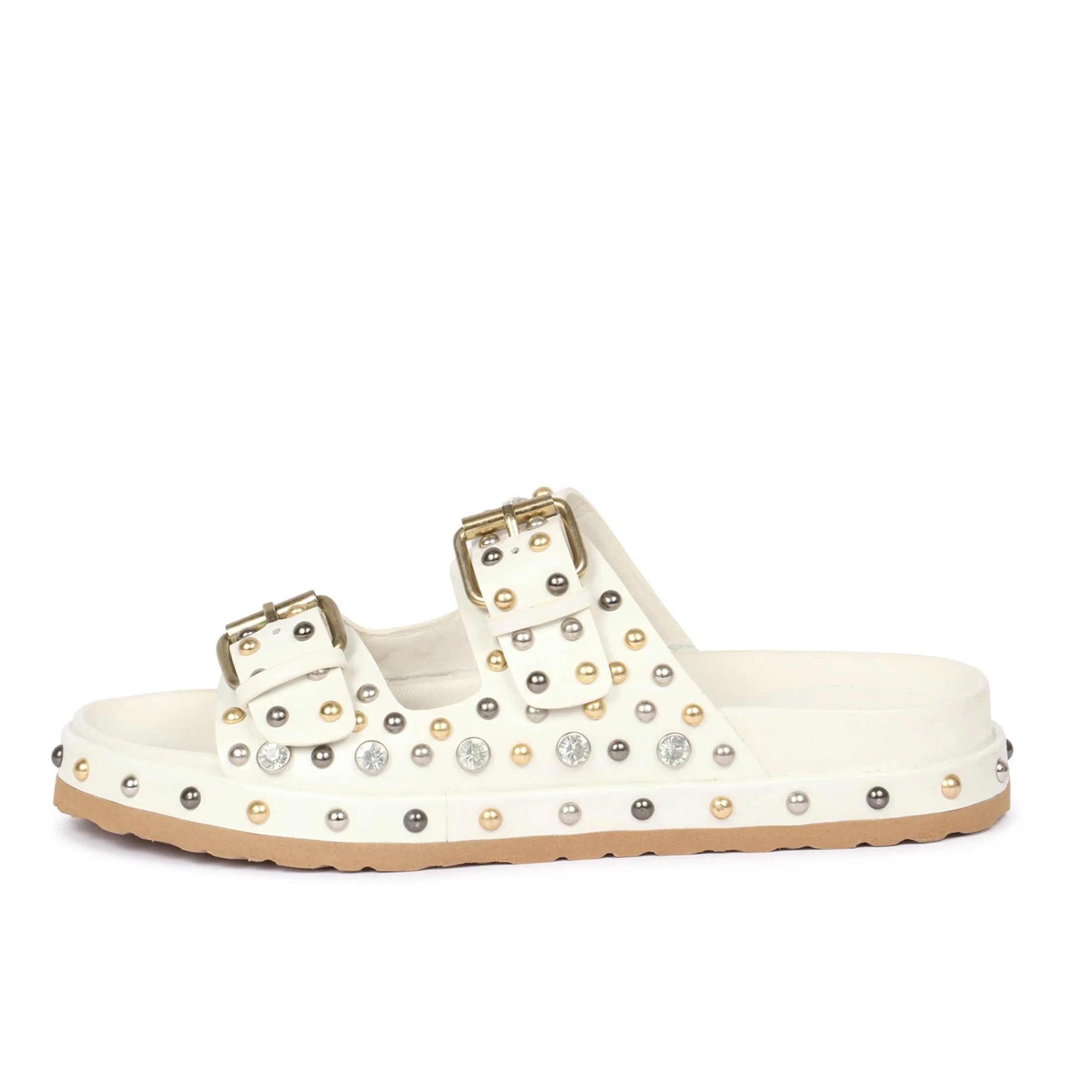 Emily Studded Double Buckle Sandal - Image 3