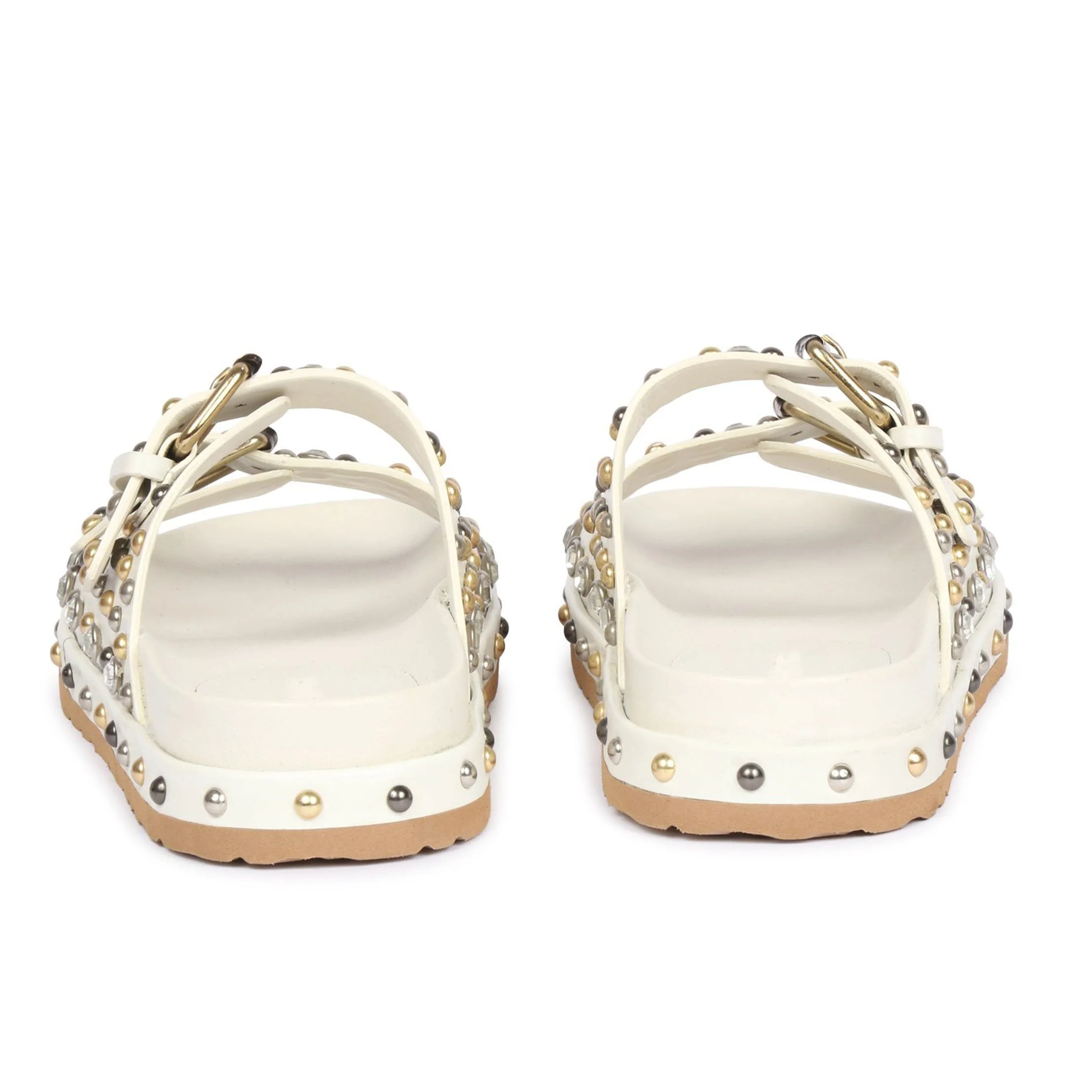 Emily Studded Double Buckle Sandal - Image 4