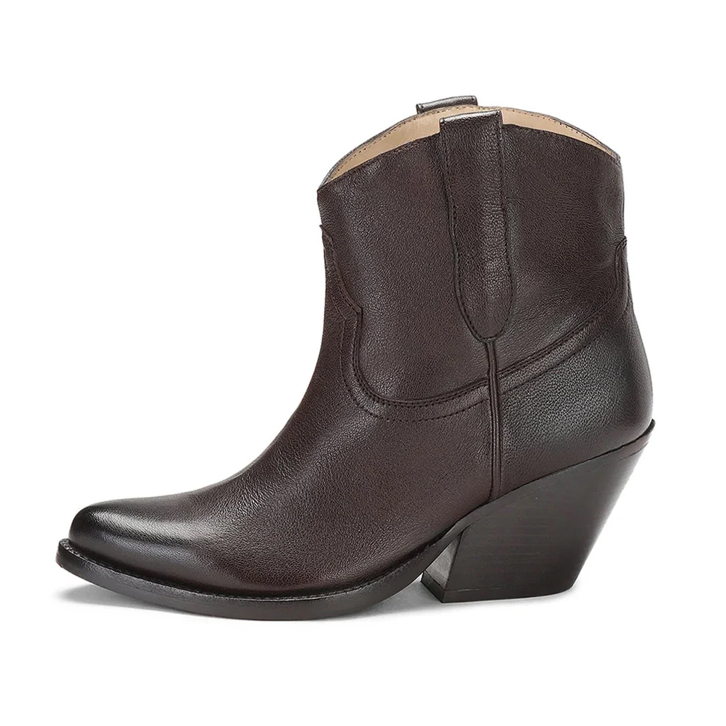 Saint Giulia Brown Leather Handcrafted Ankle Boots - Image 4