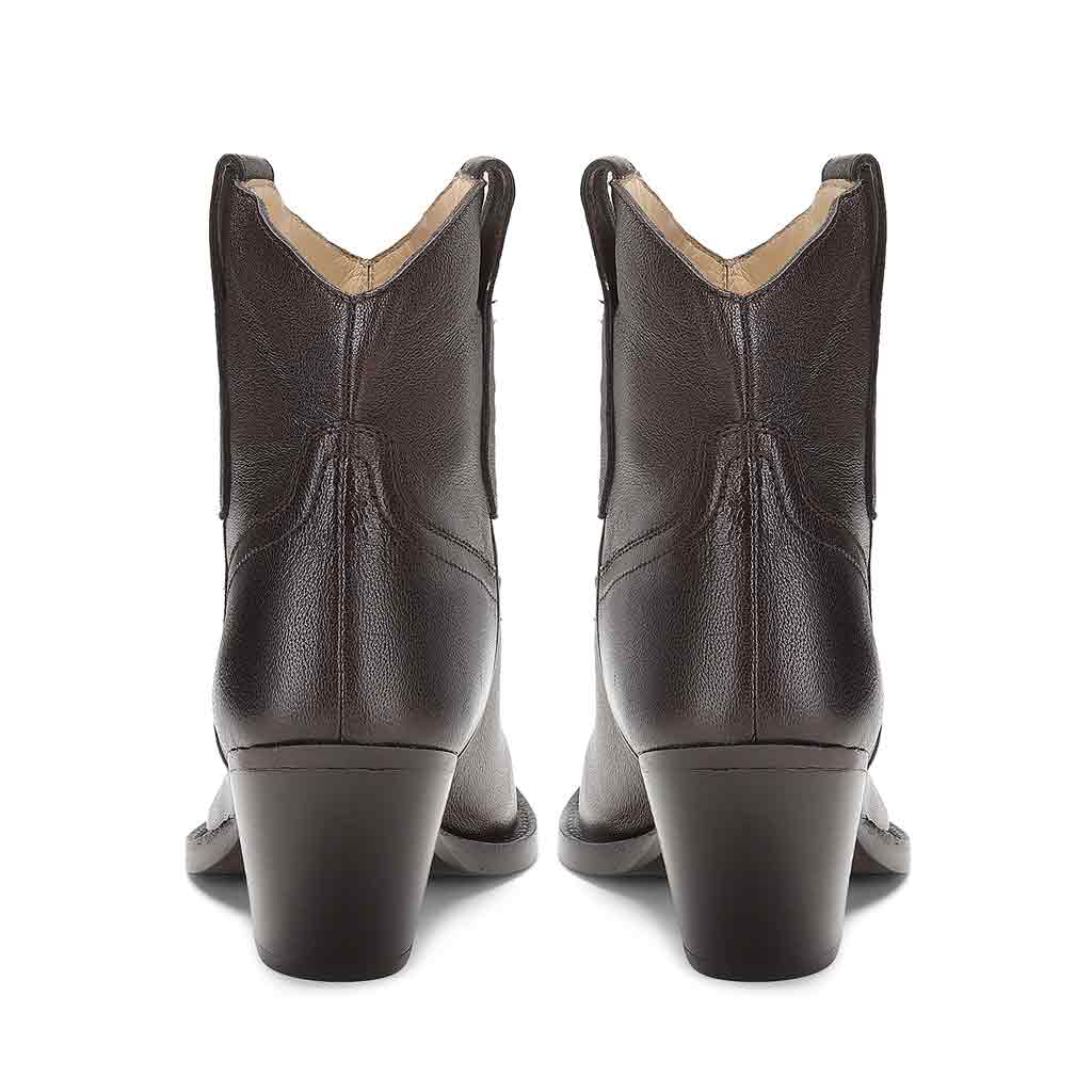 Saint Giulia Brown Leather Handcrafted Ankle Boots - Image 6