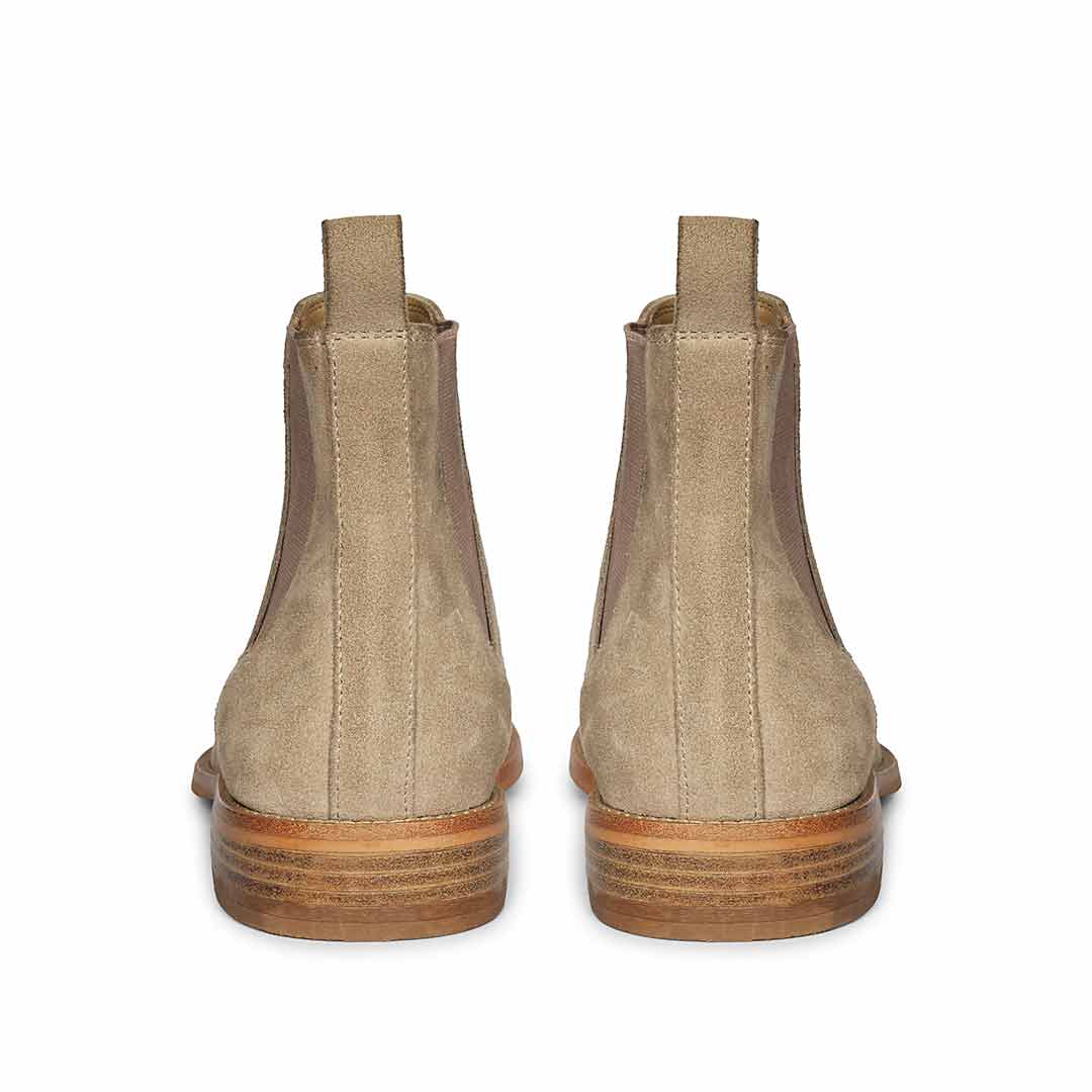 Saint Grimoald Beige Suede Chelsea boots - Image 5