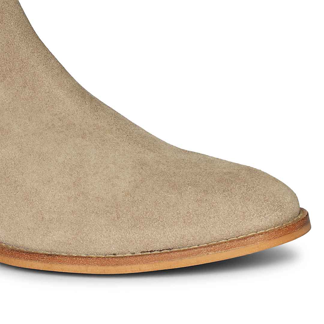 Saint Grimoald Beige Suede Chelsea boots - Image 7