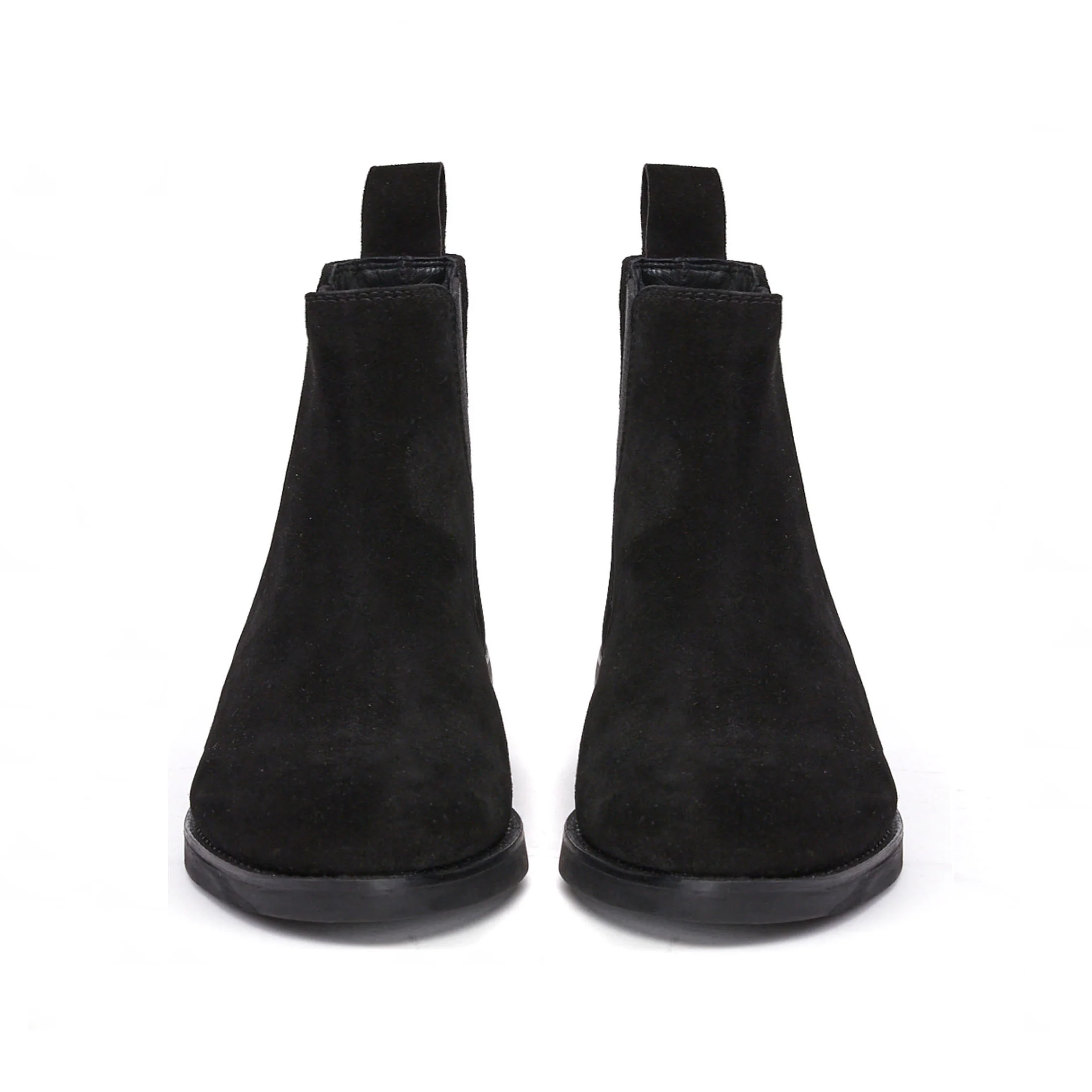 Saint Isa Black Suede Leather Ankle Boots - Image 6