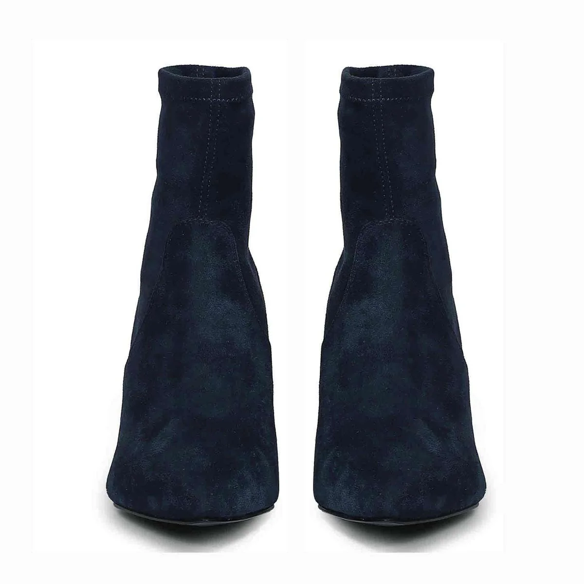 Saint Jemima Blue Stretch Suede Stiletto Ankle Boots - Image 6