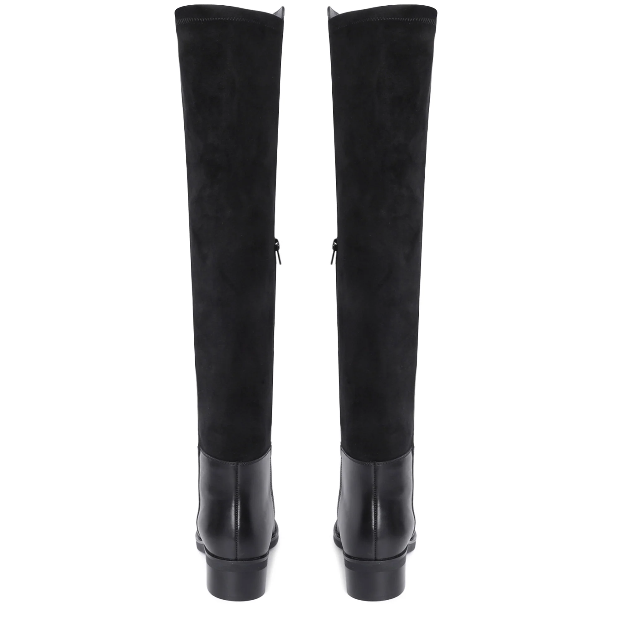 Saint Kayleigh Black Leather Above The Knee Boots - Image 7