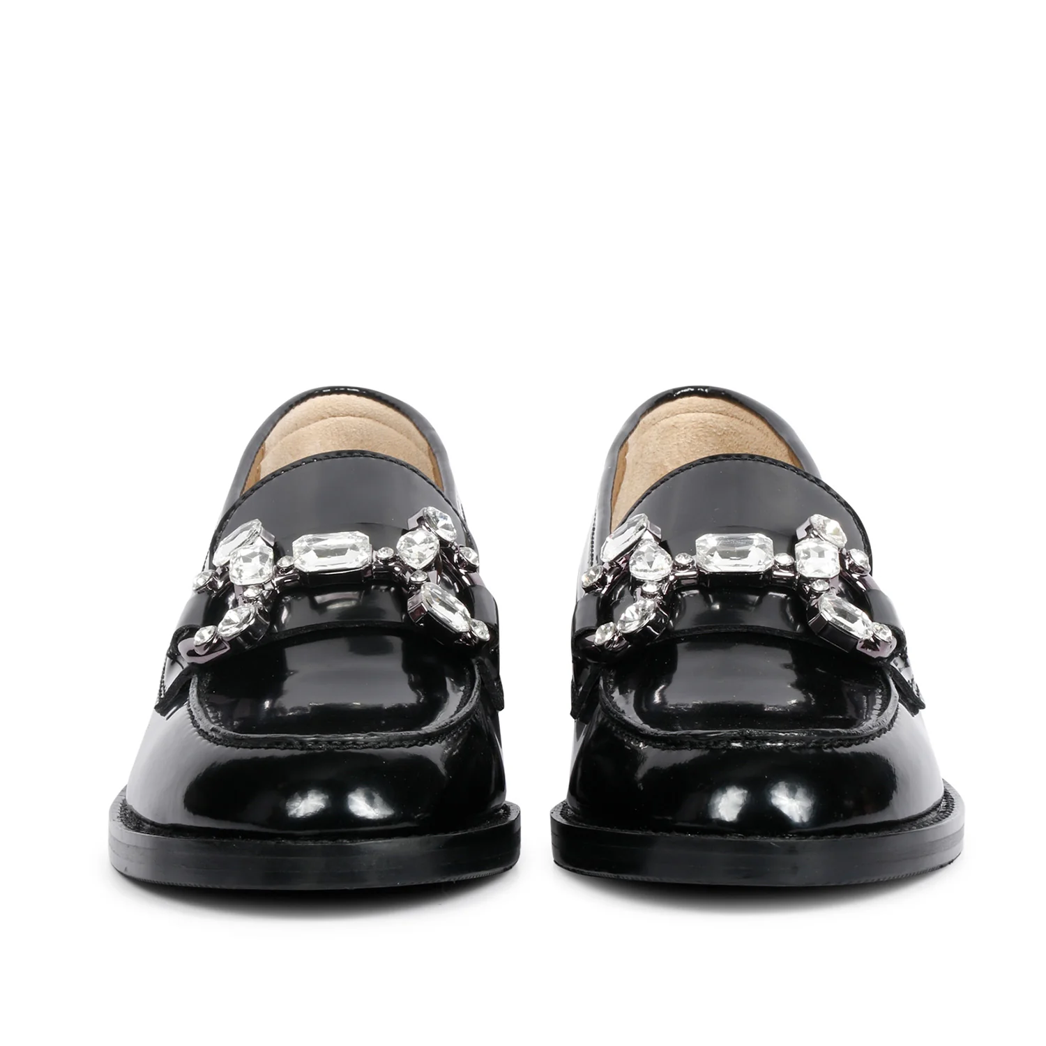 Saint Livia Black Leather Moccasins - Image 5
