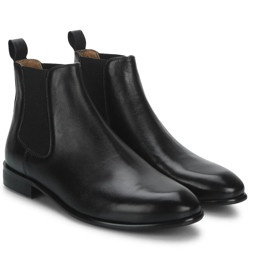 Saint Lorenzo black leather Chelsea boot - Image 3
