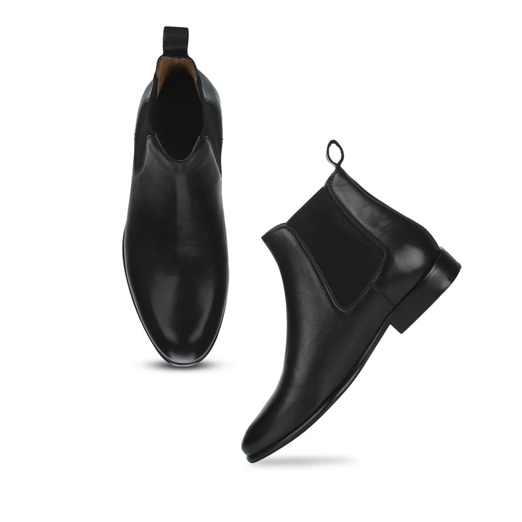 Saint Lorenzo black leather Chelsea boot - Image 7