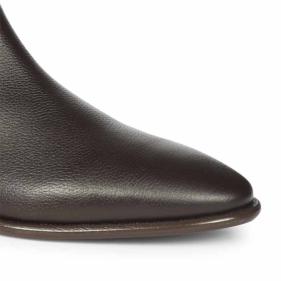 Saint Lucien Brown Leather Chelsea Boots - Image 6