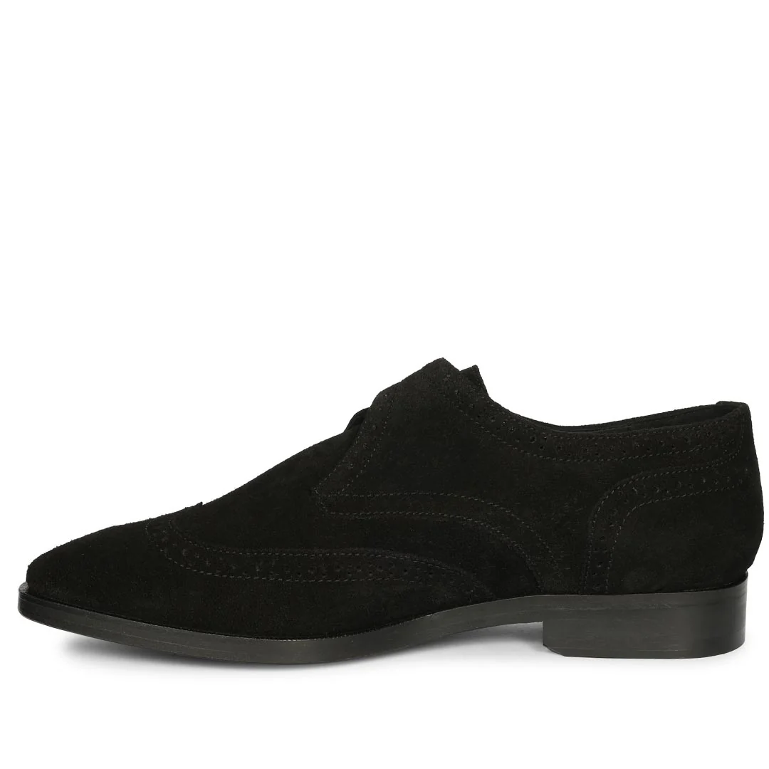 Saint Mathis Black Suede Leather Shoes - Image 3