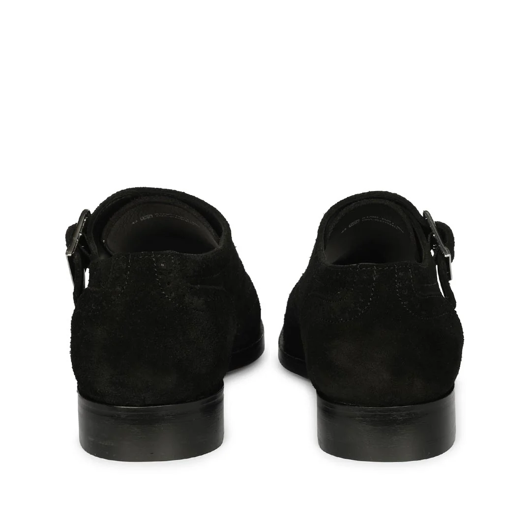 Saint Mathis Black Suede Leather Shoes - Image 5