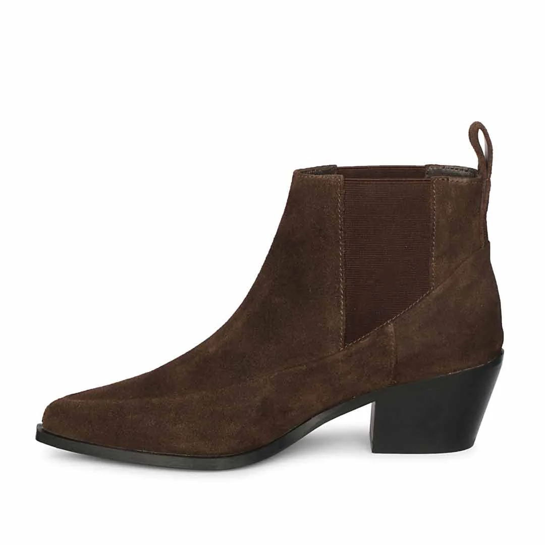 Saint Meline Brown Leather Ankle Boots - Image 4