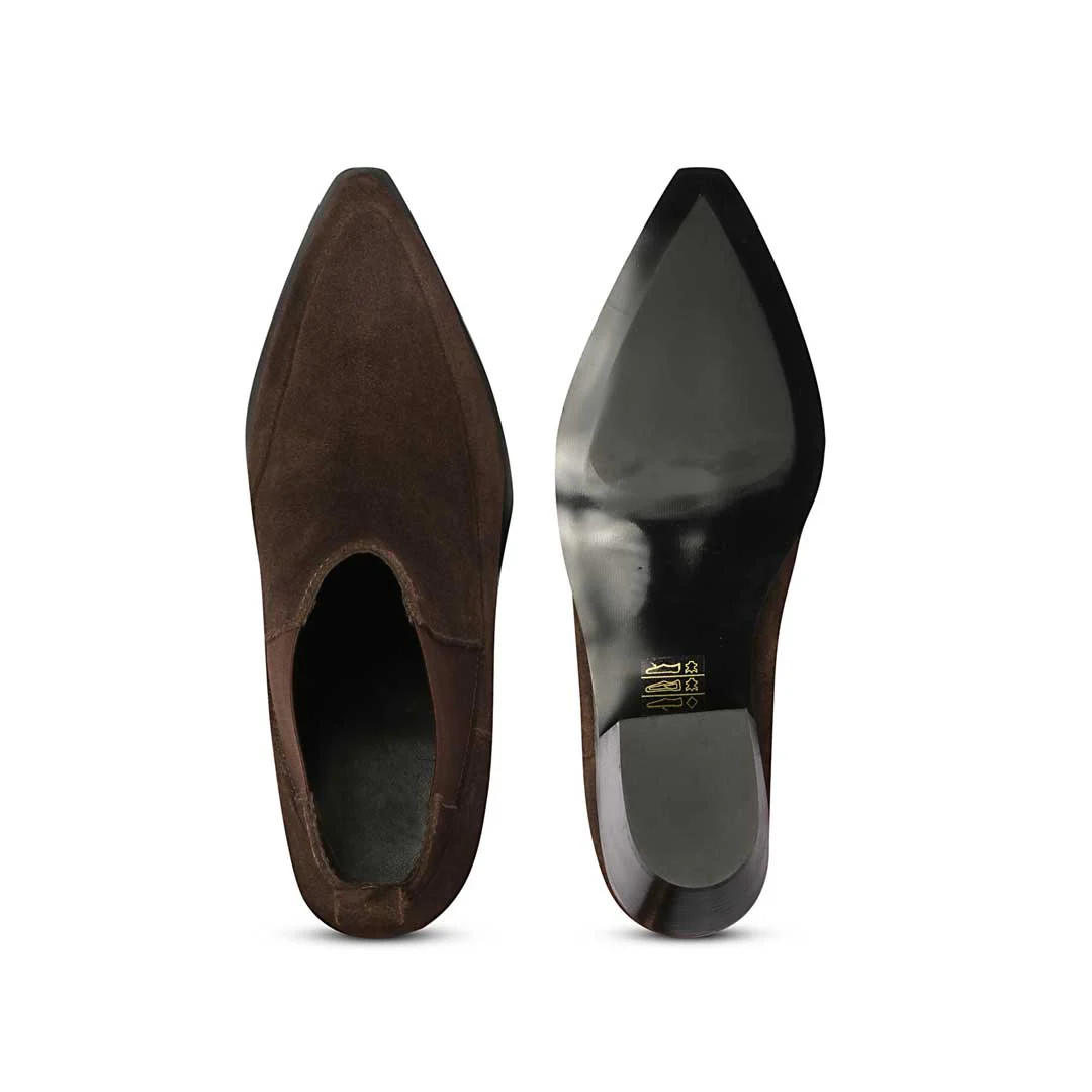 Saint Meline Brown Leather Ankle Boots - Image 6