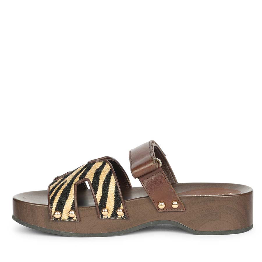 Saint Mikayla brown Leather Platform Sandals - Image 3
