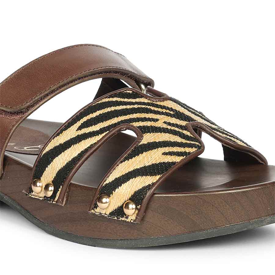 Saint Mikayla brown Leather Platform Sandals - Image 7