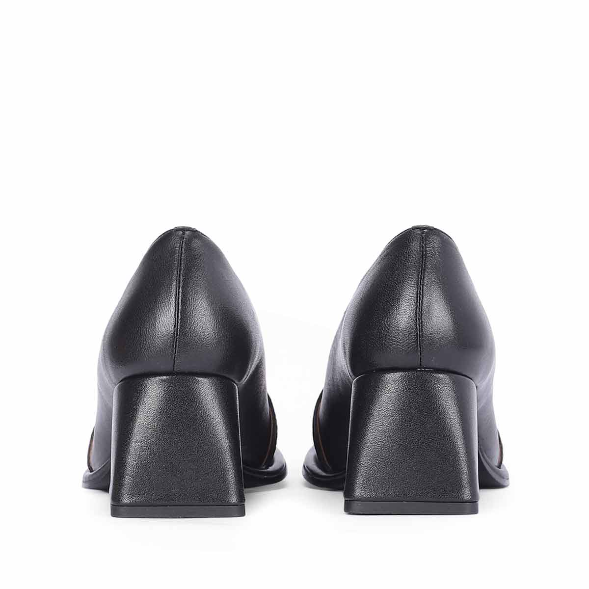 Saint Mirielle Black Leather Moccasins - Image 5