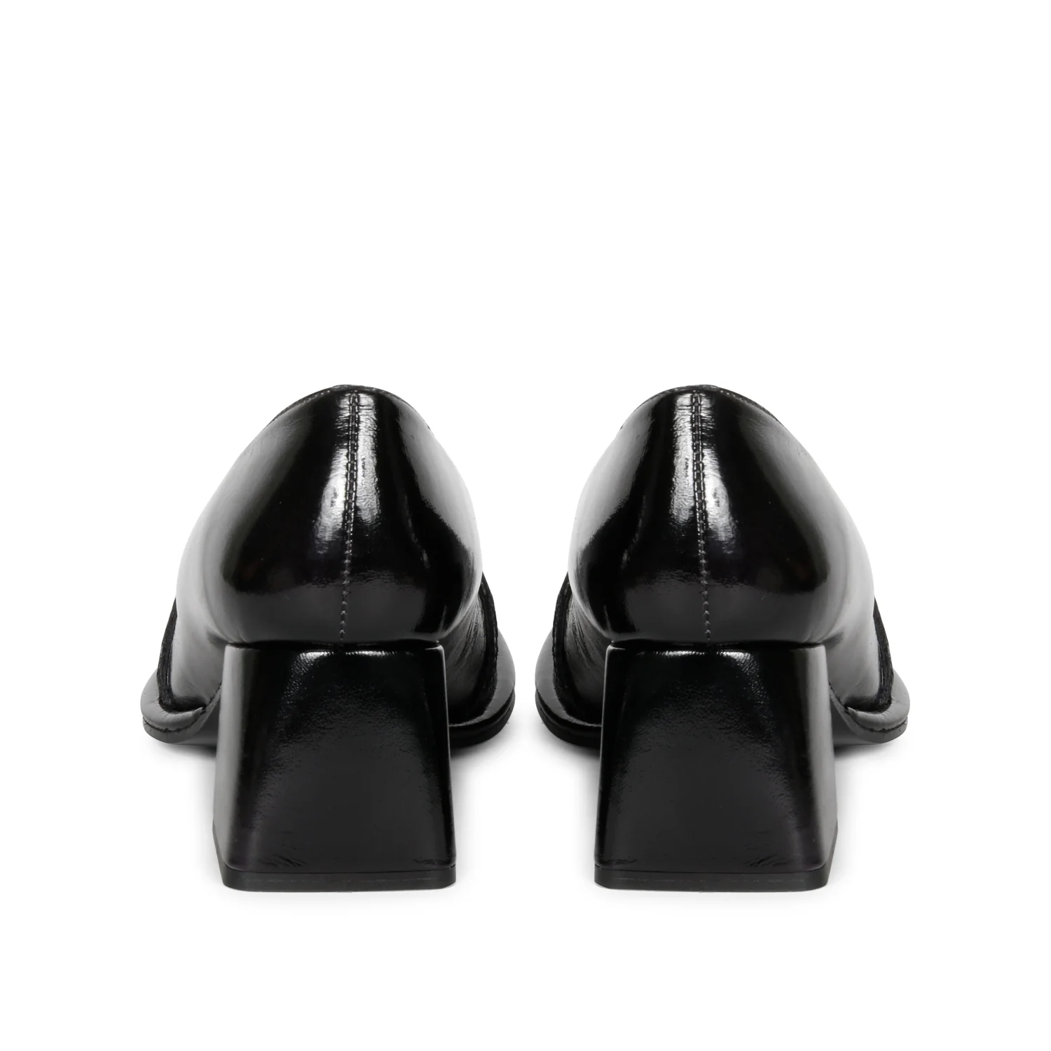 Saint Mirielle Black Patent Leather Handcrafted Moccasins - Image 5