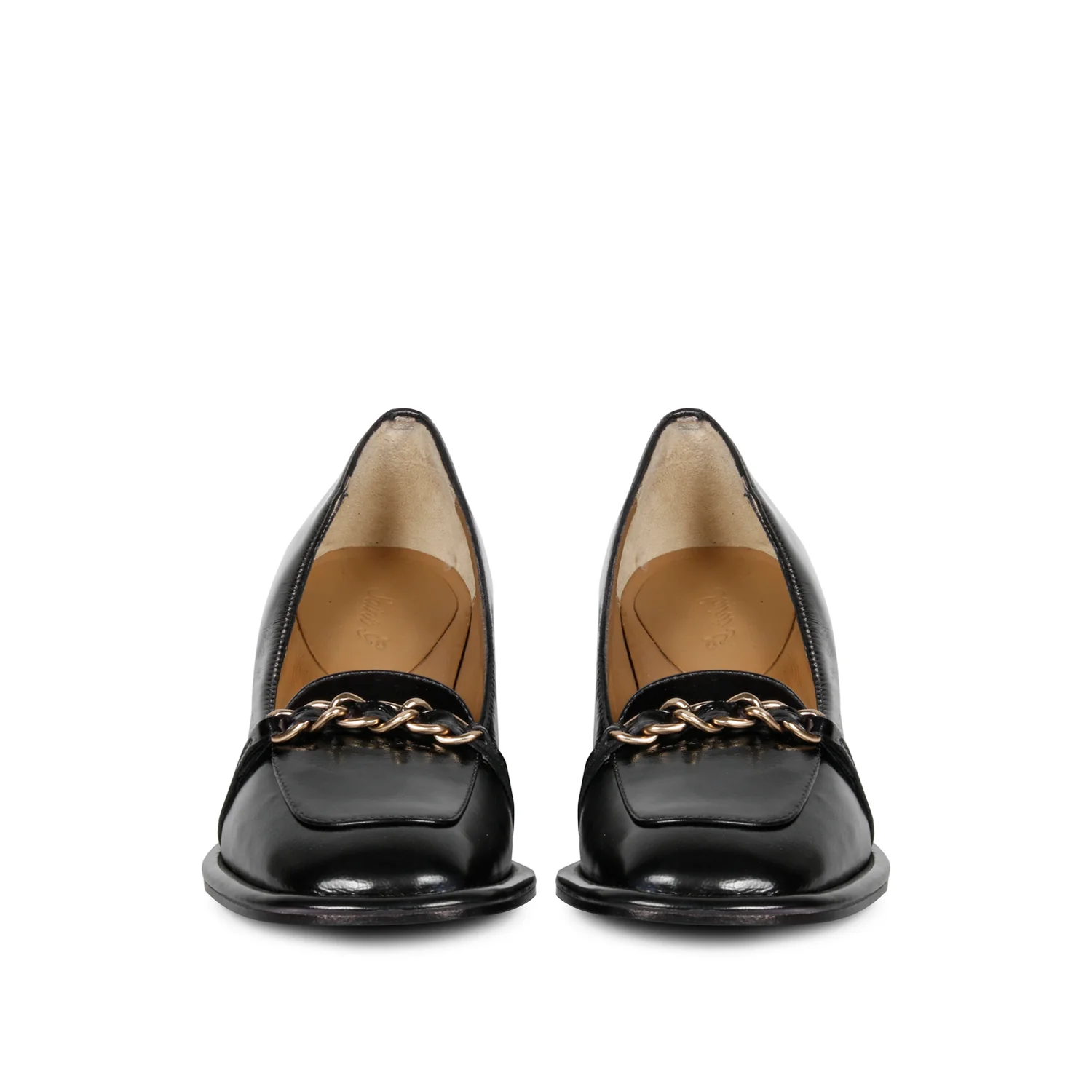 Saint Mirielle Black Patent Leather Handcrafted Moccasins - Image 6