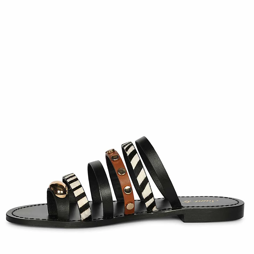Saint Multi Leather Flat - Image 4