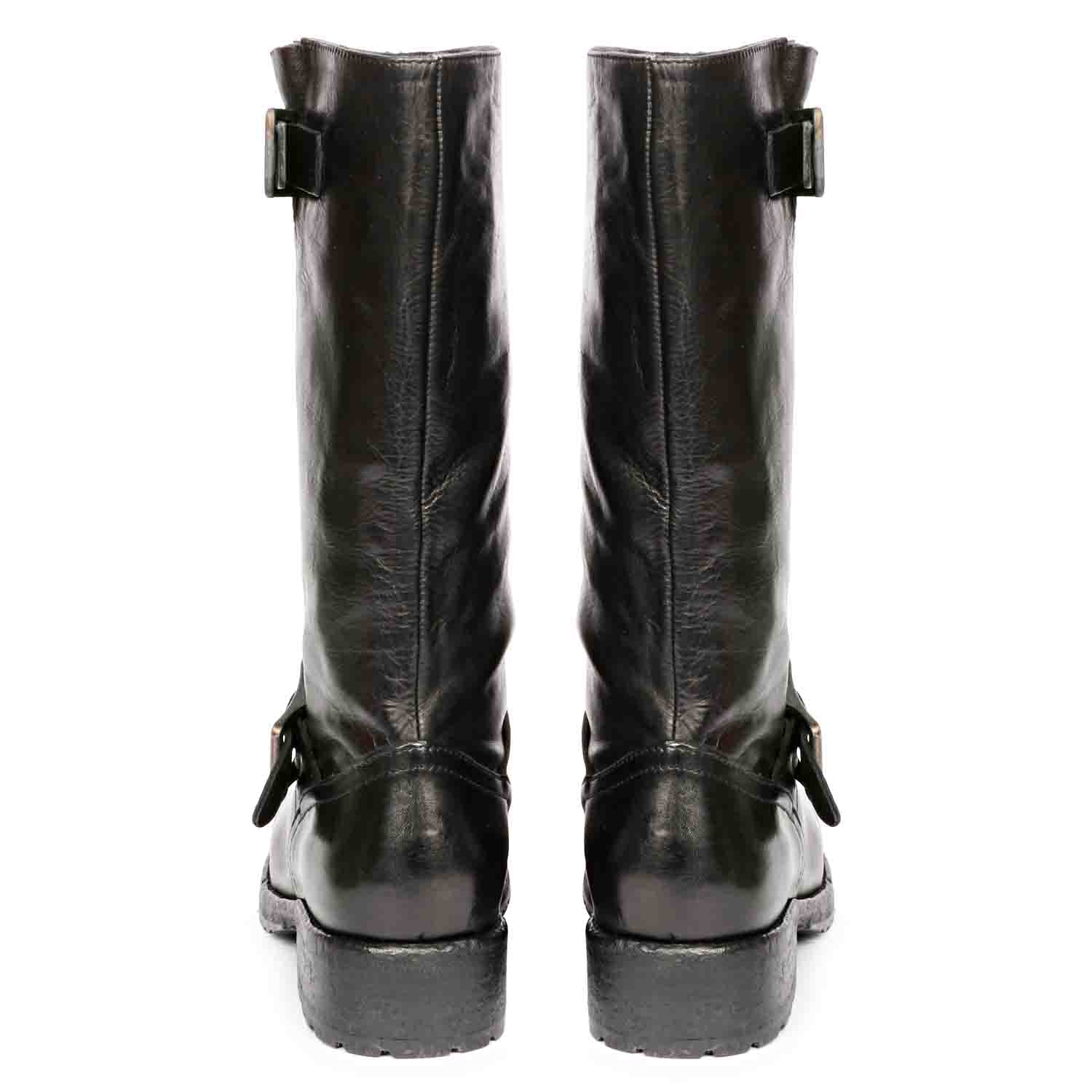 Saint Nova Black Leather Washed Calf Boot - Image 5