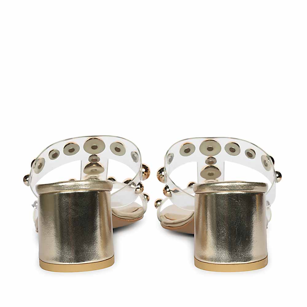 Saint Ottilie Stud Embellished Platin Block Heels - Image 6