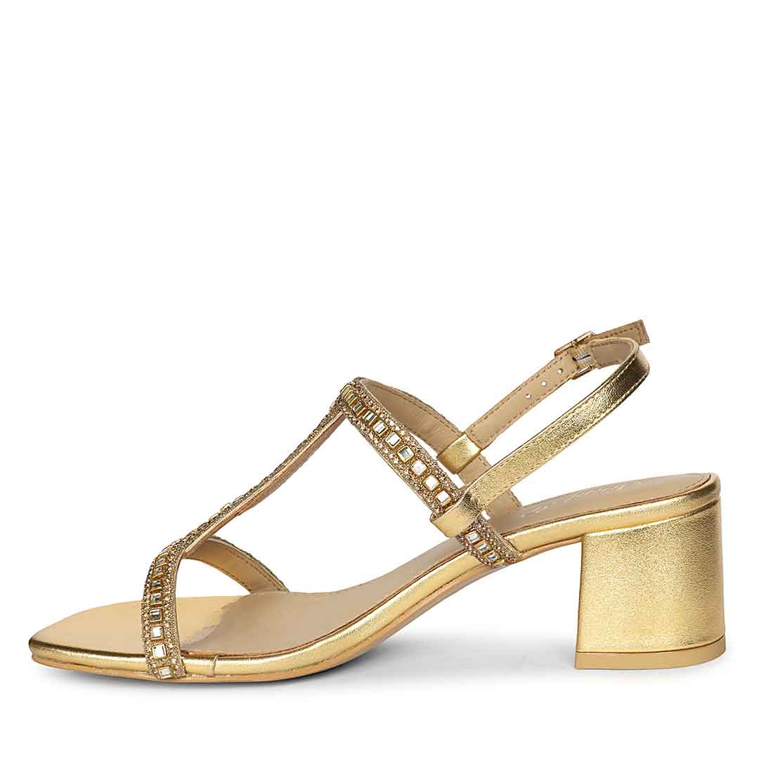 Saint Platin Leather Block Heel - Image 4