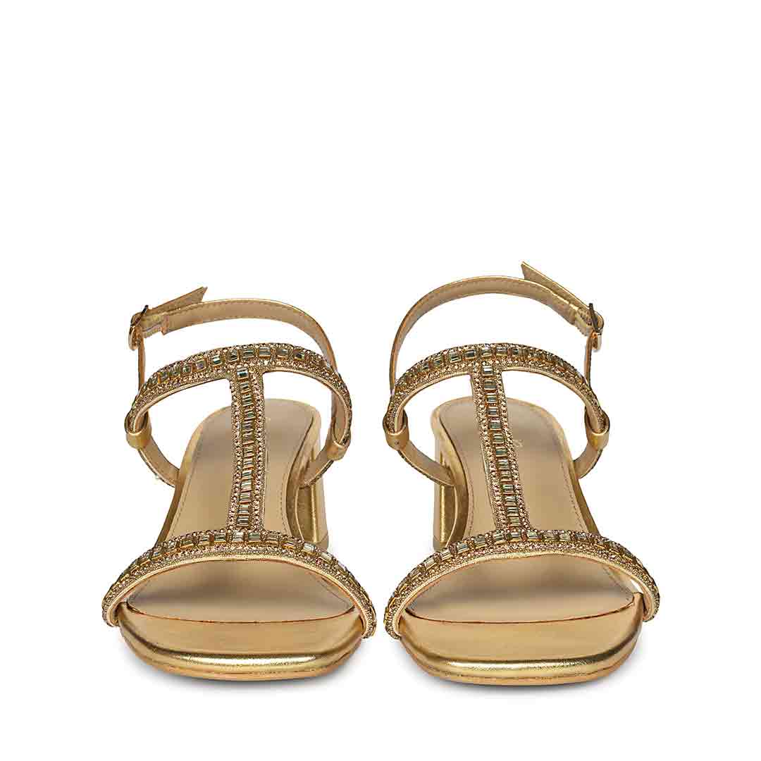 Saint Platin Leather Block Heel - Image 5