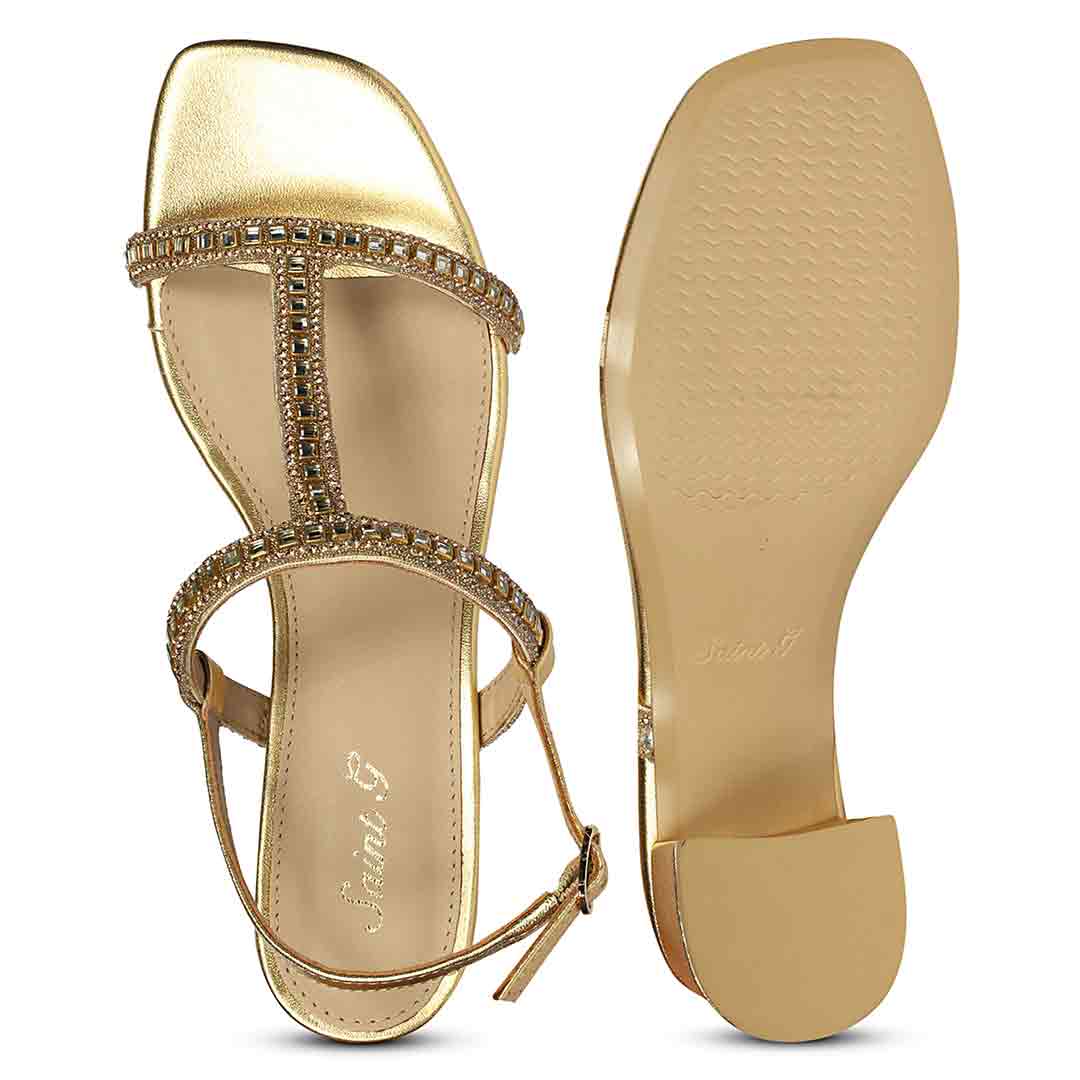 Saint Platin Leather Block Heel - Image 7