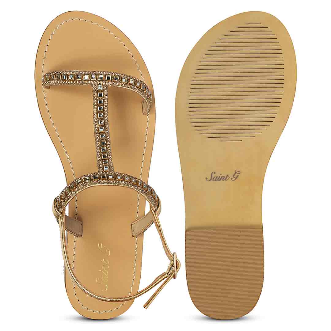 Saint Platin Leather Flats - Image 6