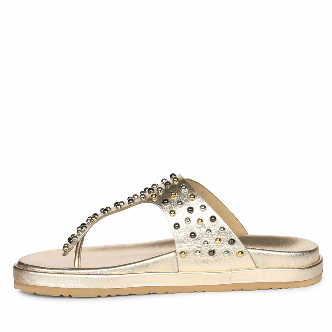 Saint Platin Leather Footbed Sandal - Image 3
