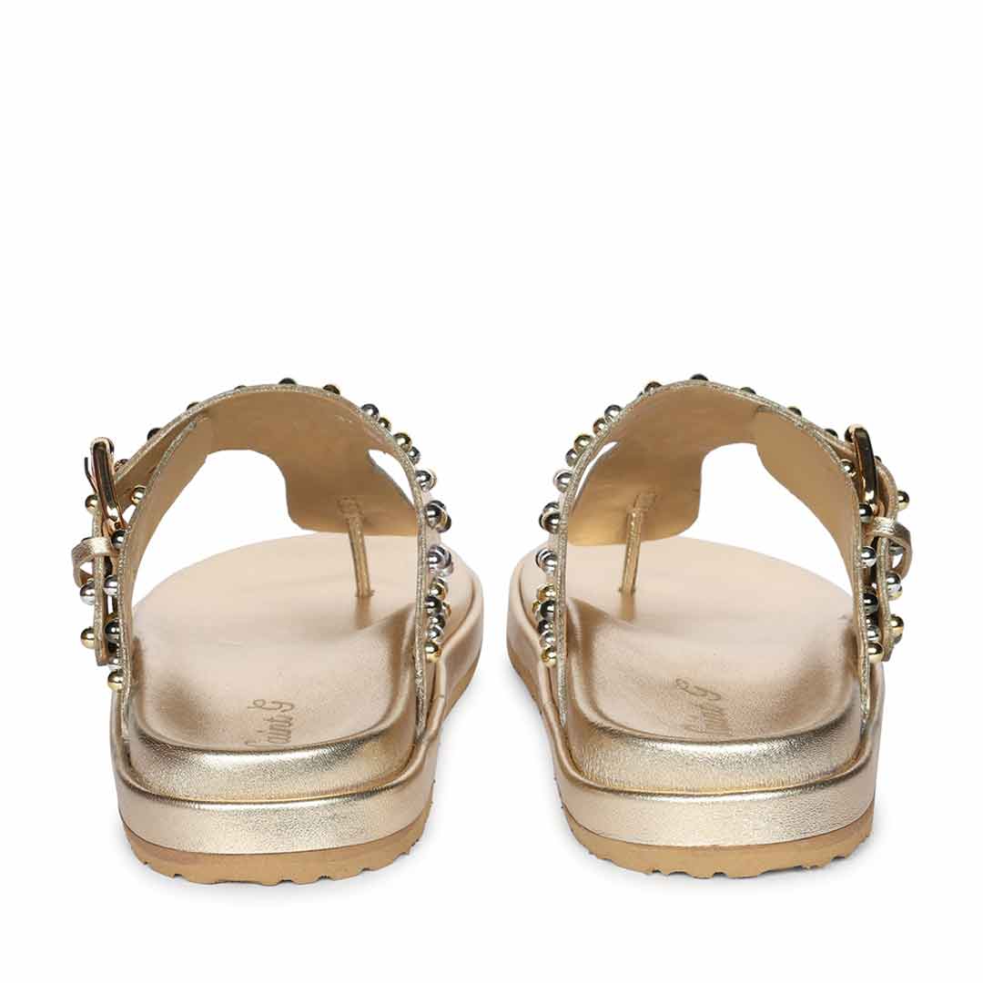 Saint Platin Leather Footbed Sandal - Image 5