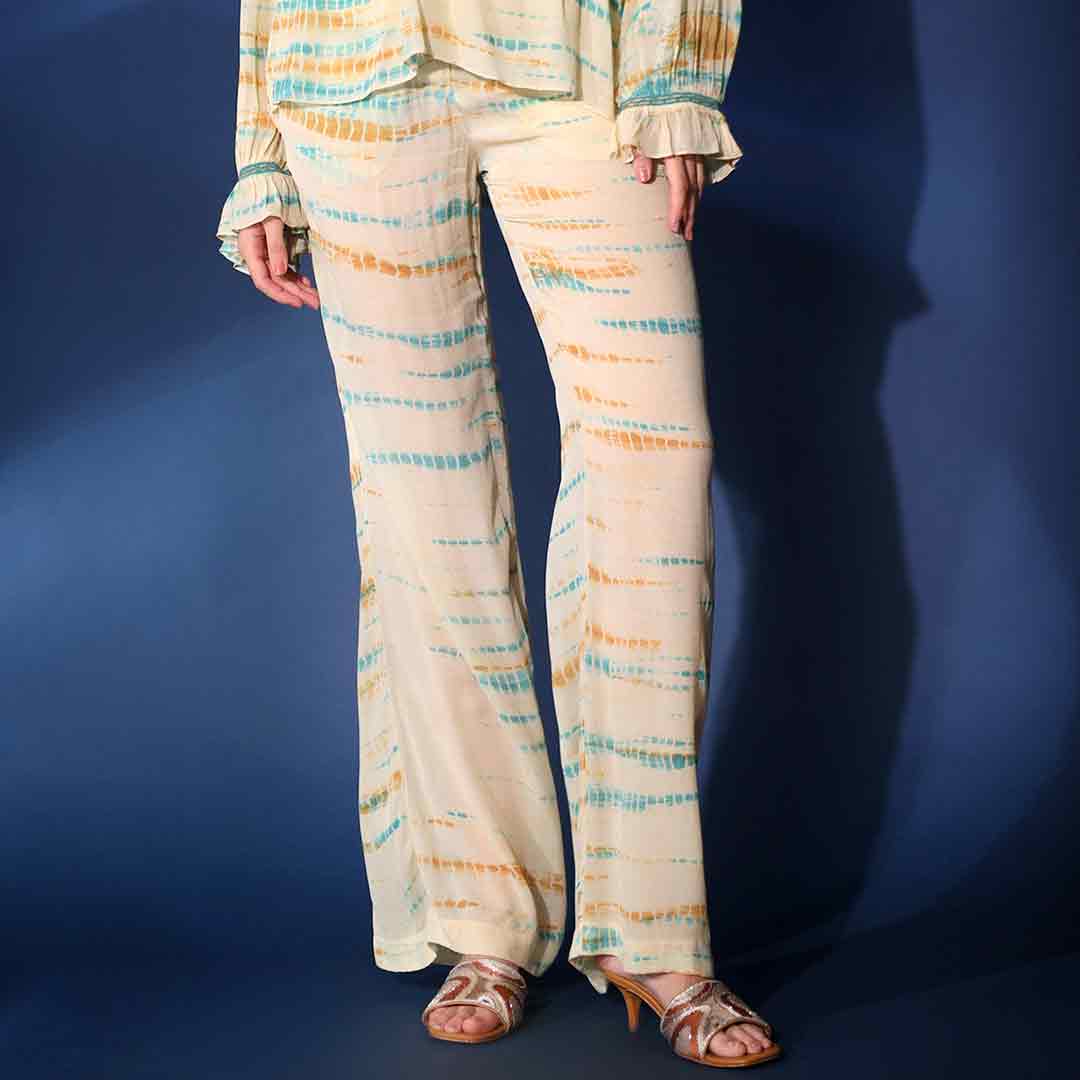 Saint Womens Multi Viscose Crepe Co-ord  Set - Image 3