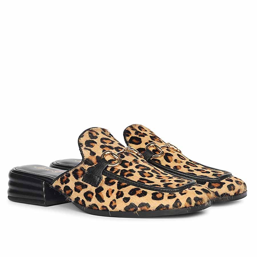 Saint Savannah Leo Pony Hair-on Leather Moccasins - Image 2