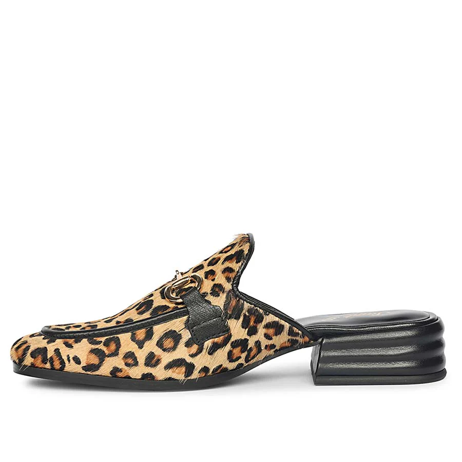 Saint Savannah Leo Pony Hair-on Leather Moccasins - Image 4