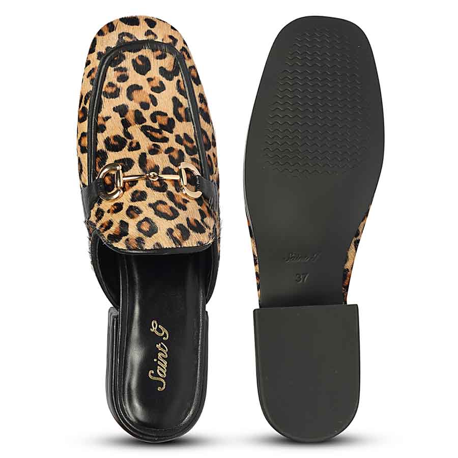 Saint Savannah Leo Pony Hair-on Leather Moccasins - Image 6