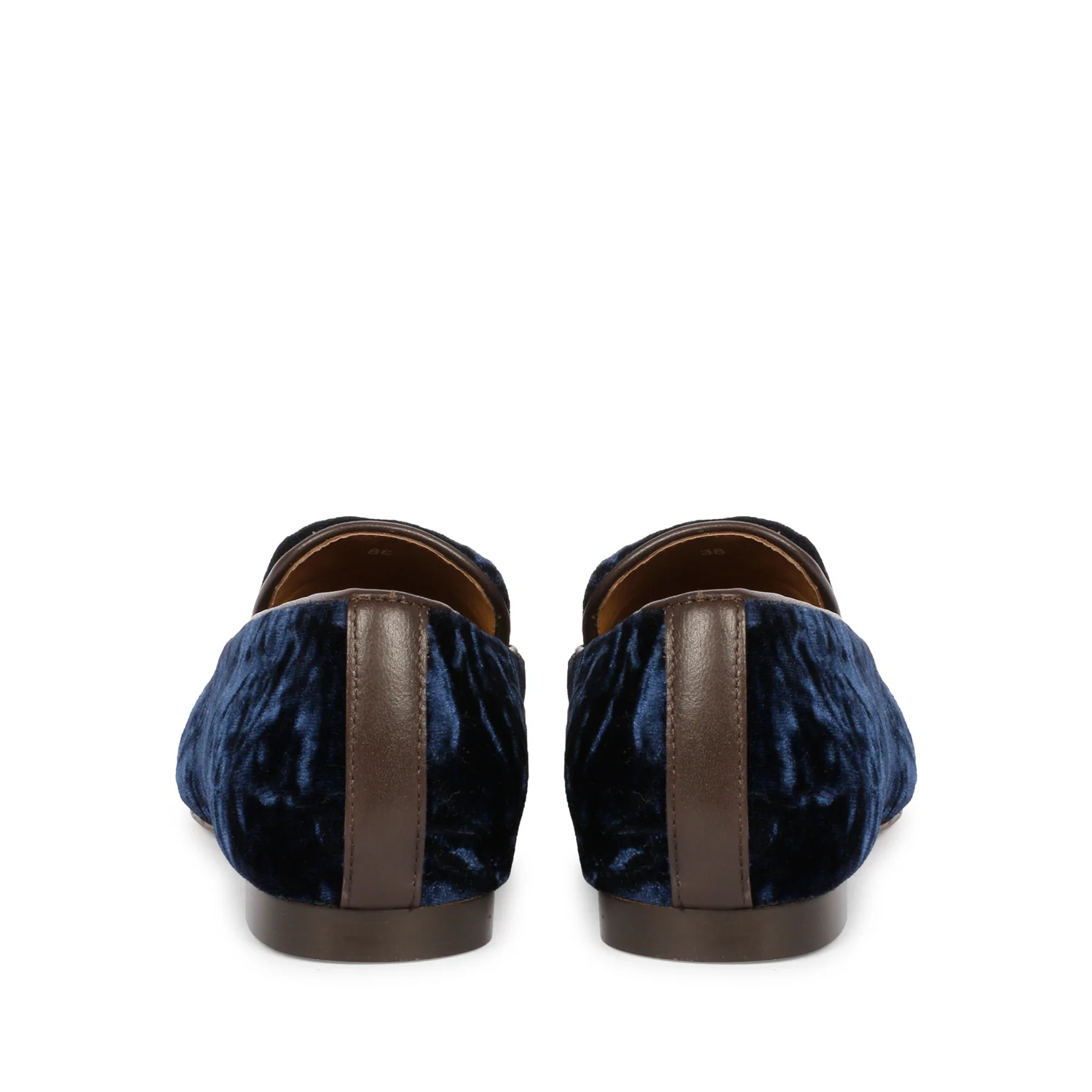 Saint Simona Blue Velvet Tassel Moccasins - Image 5