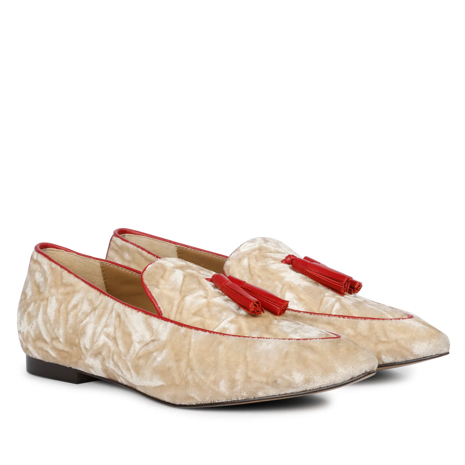 Saint Simona Cipra Velvet Tassel Moccasins - Image 2