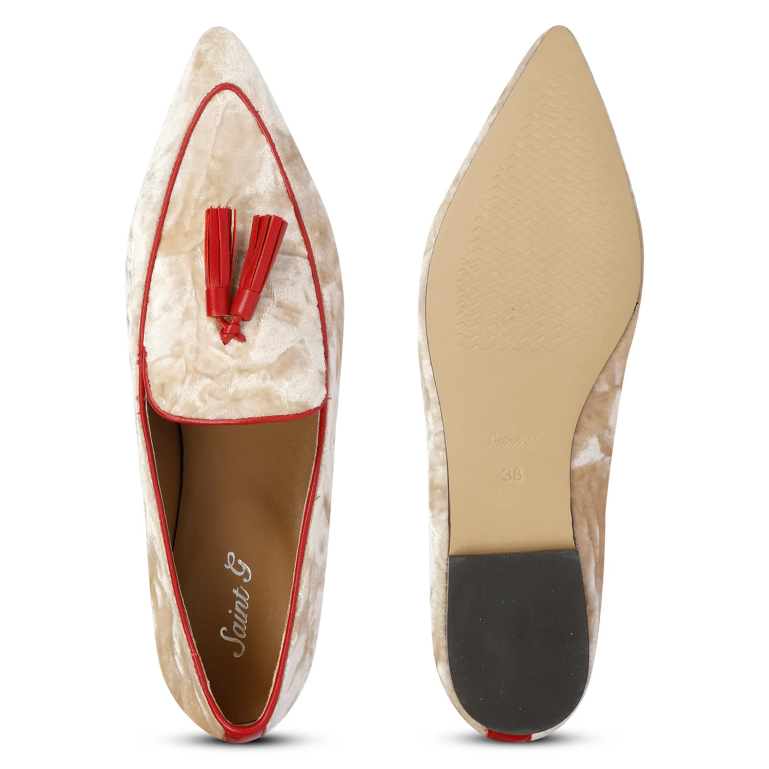 Saint Simona Cipra Velvet Tassel Moccasins - Image 6
