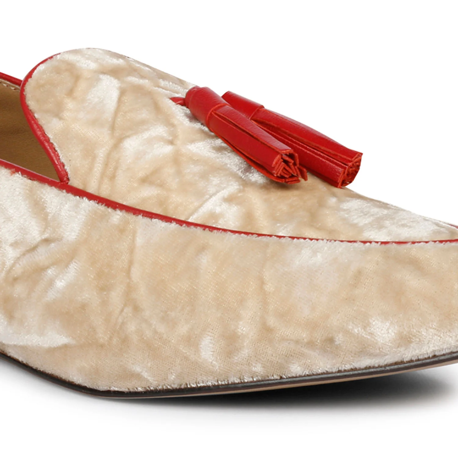 Saint Simona Cipra Velvet Tassel Moccasins - Image 8