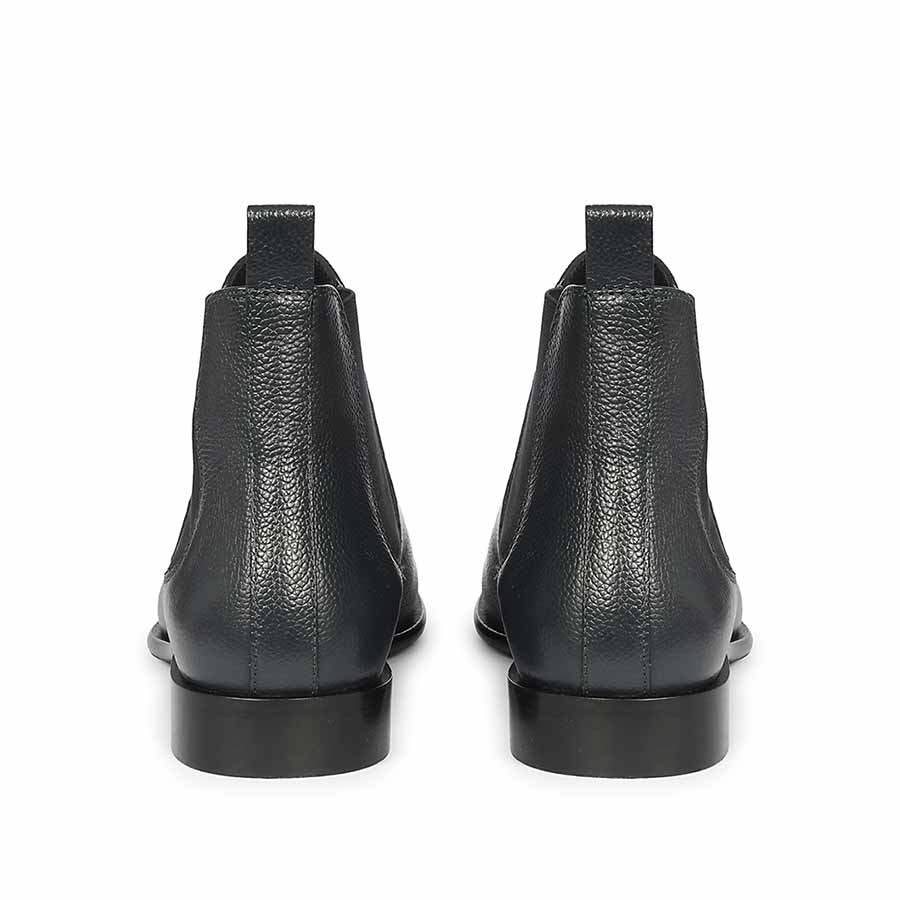 Saint Tomas Navy Leather Chelsea Boots - Image 5