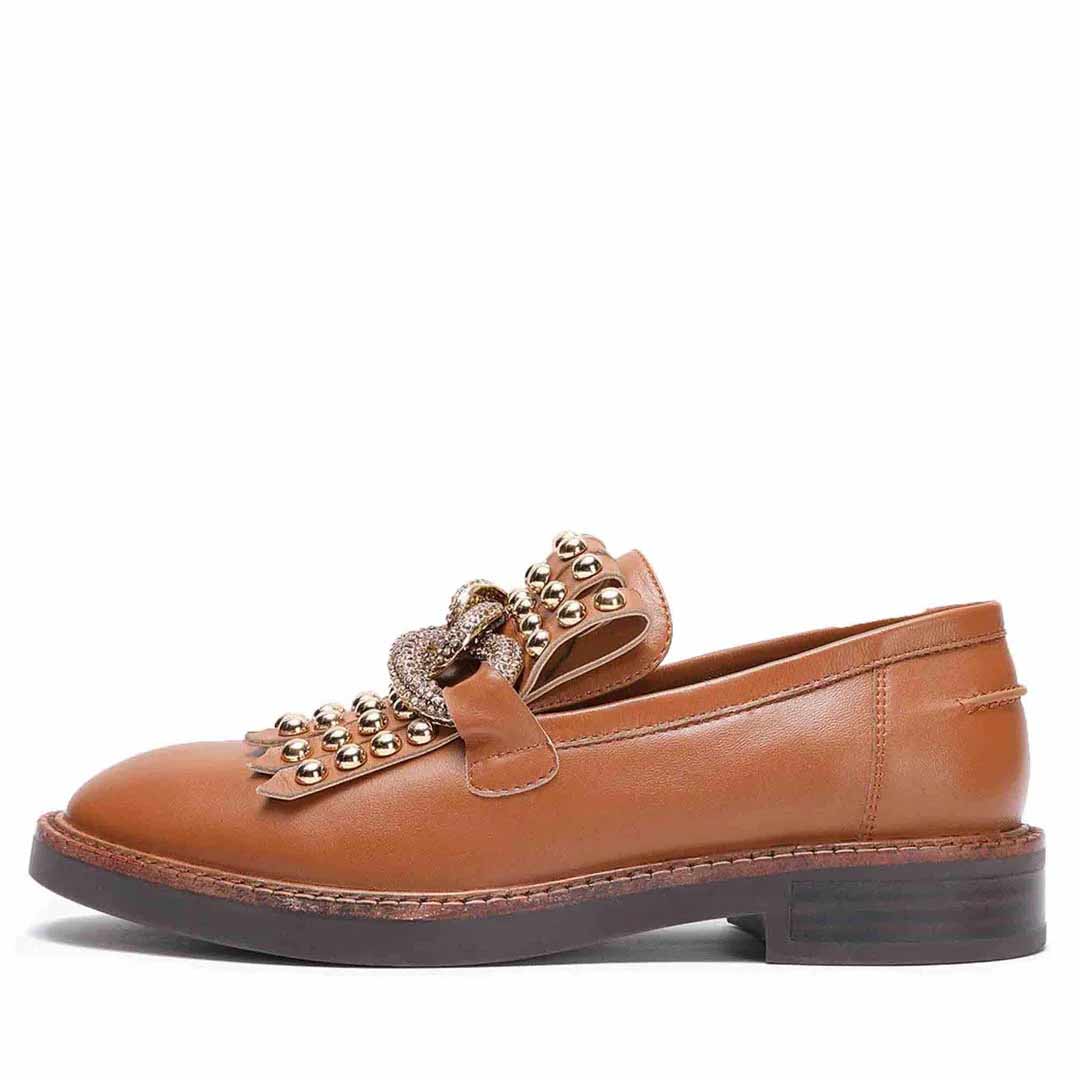 Saint Zoe Cuoio Leather Handcrafted Moccasins - Image 3