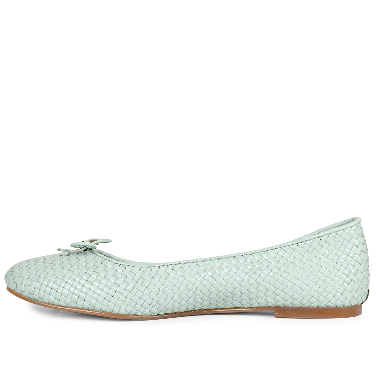 SaintG Womens Blue Ballet Flat Sandals - Image 4