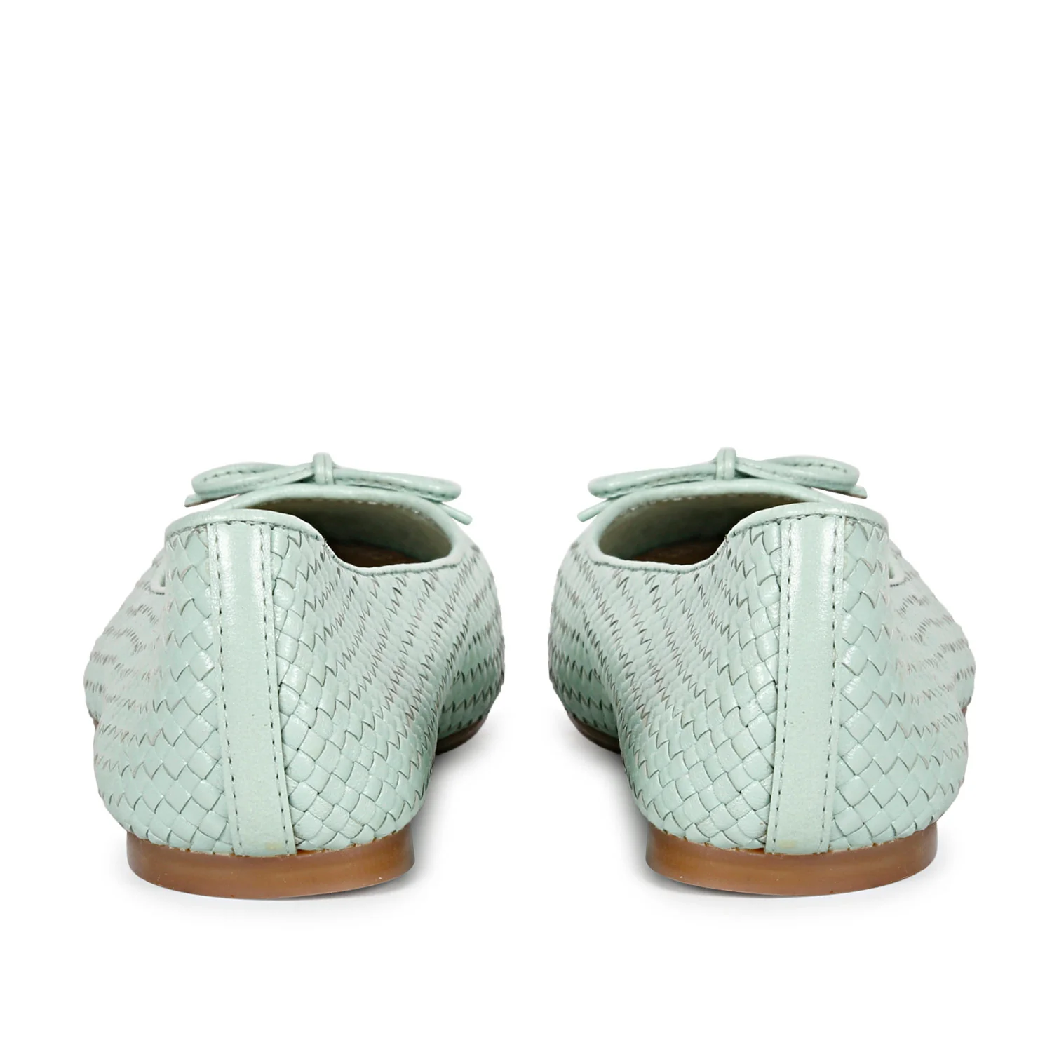 SaintG Womens Blue Ballet Flat Sandals - Image 5